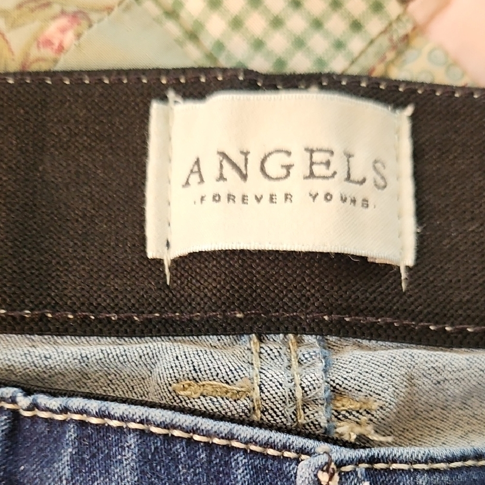 Angels High Rise Skinny Jeans W/ Comfort Waistband-  16/33 - Picture 6 of 7